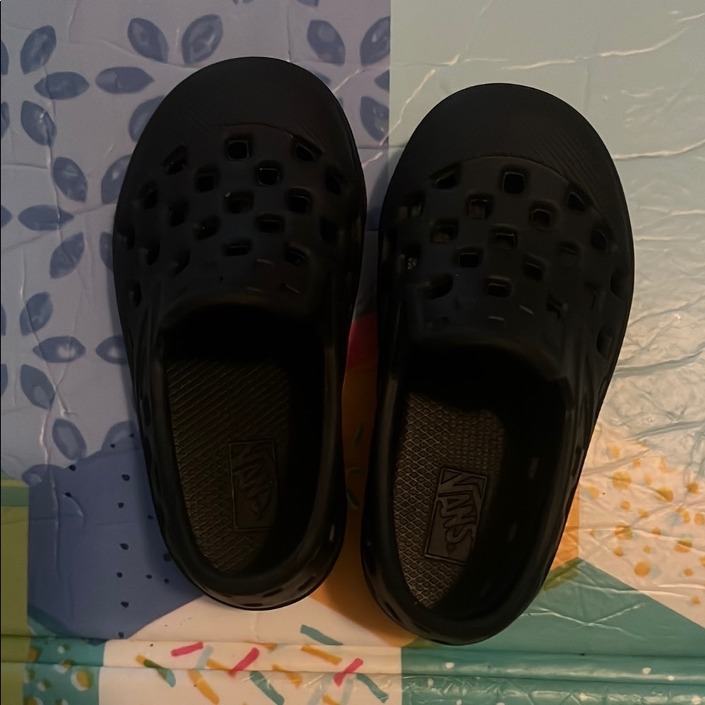 Vans Black Water Shoes Slip-On